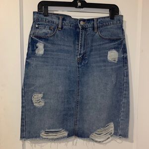 Denim skirt